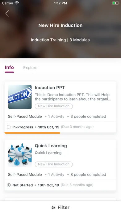 Centum LearnPro Ekran Görüntüleri