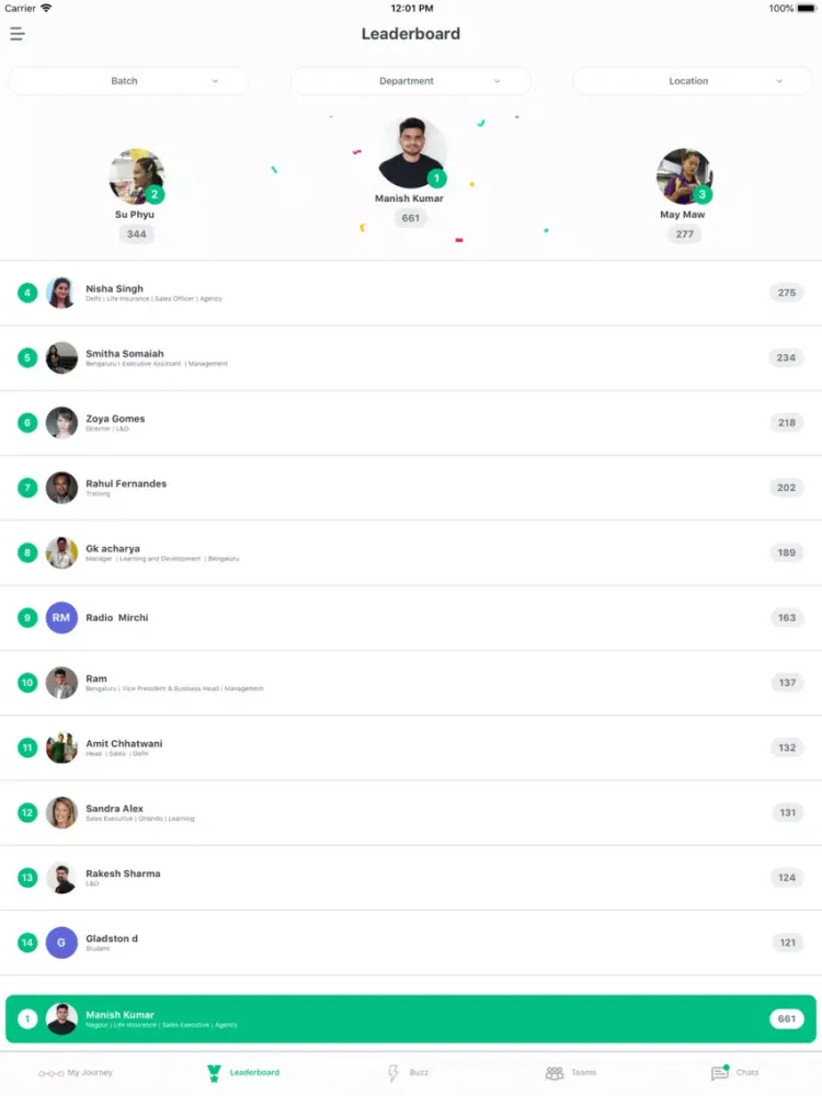 DLearn iPad  स्क्रीनशॉट