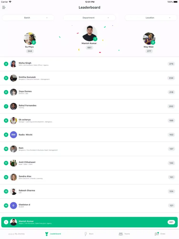Capturas de pantalla de mLearn Myanmar iPad 