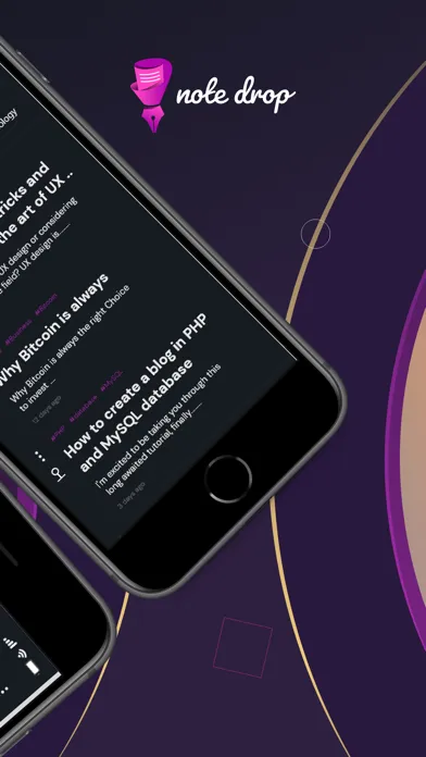 Captures d'écran de Note Drop for Content Creators