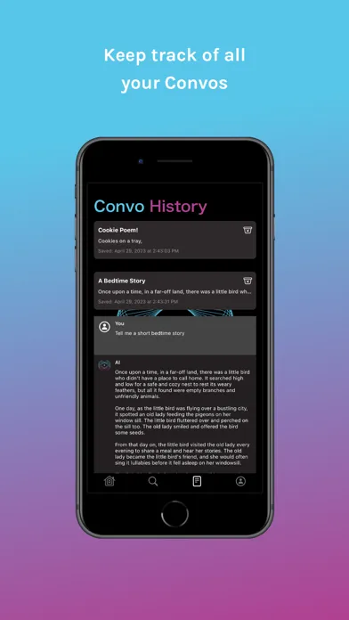 Capturas de pantalla de Convo.ai