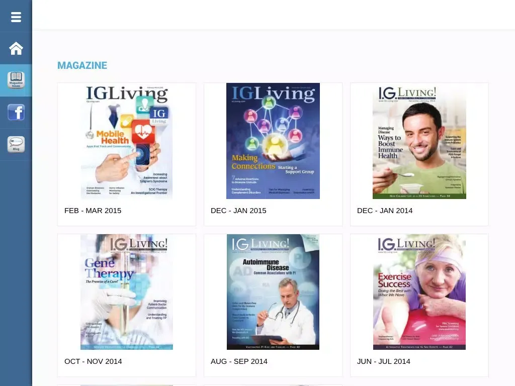 Screenshot di IG Living iPad 