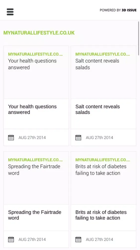 Capturas de pantalla de Natural Lifestyle magazine