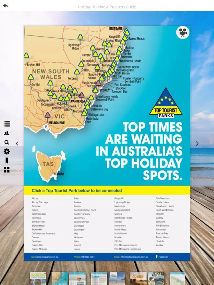 Capturas de pantalla de NSW Caravan Camping & RV Guide iPad 