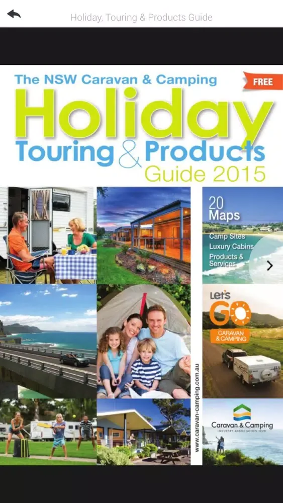 Capturas de pantalla de NSW Caravan Camping & RV Guide