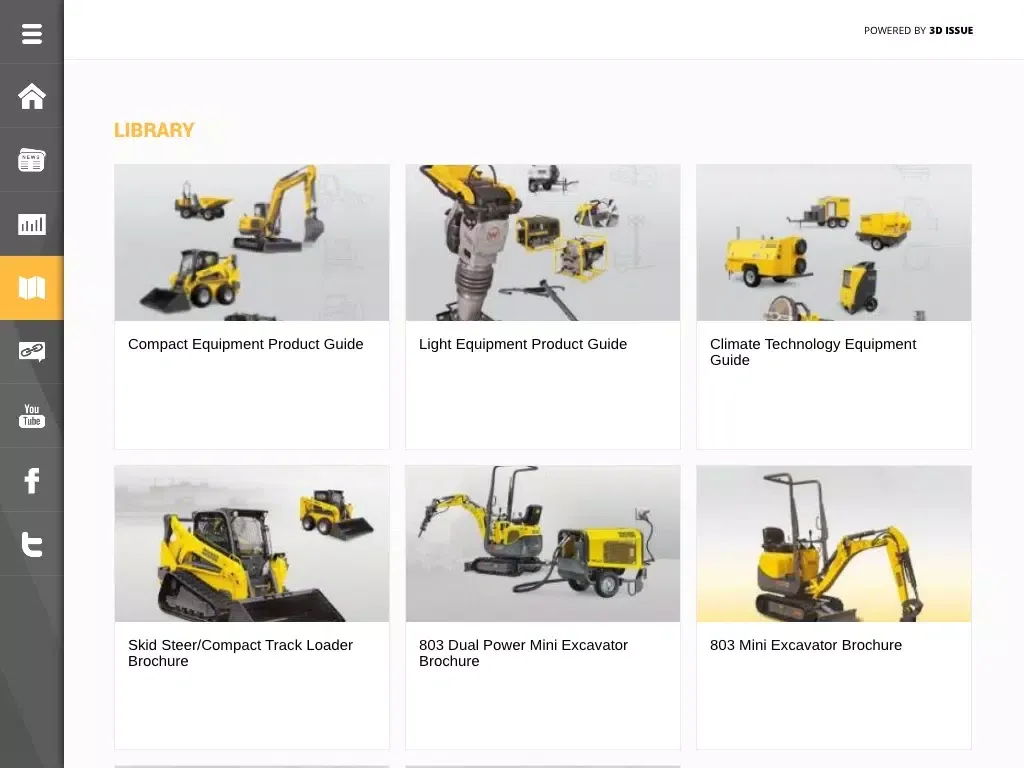 Wacker Neuson Hub iPad  スクリーンショット