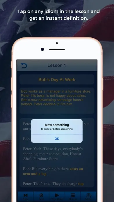 Capturas de tela do Speak English Like an American