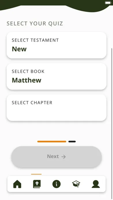 Bible Quiz Chapter By Chapter Screenshots