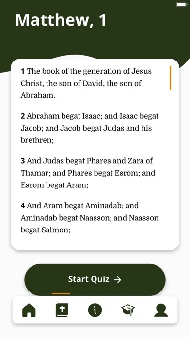 Bible Quiz Chapter By Chapter Screenshots