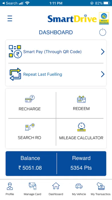 SmartDrive BPCL Screenshots