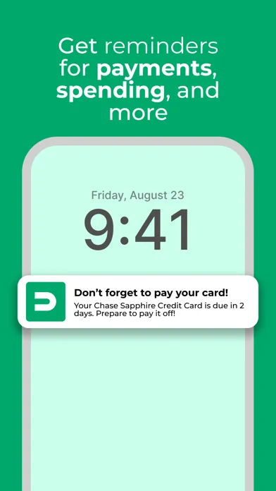 Captures d'écran de Ditch: Pay Debt As You Spend
