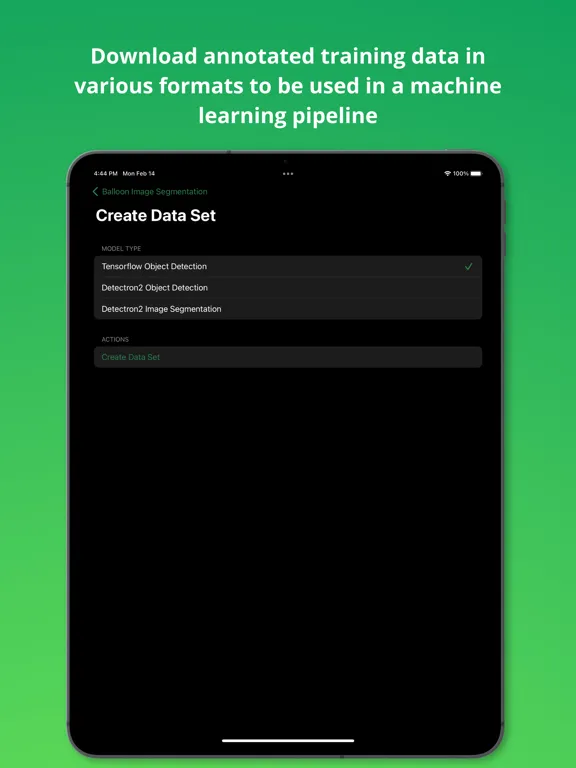 Скриншоты ML Annotator iPad 