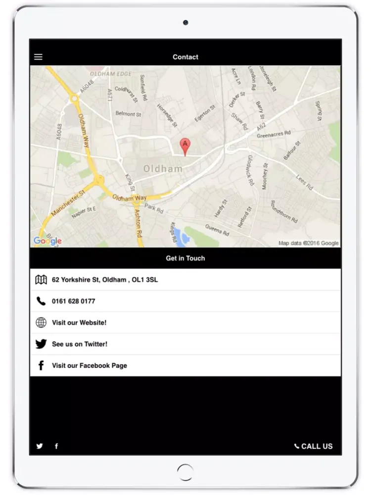 Tangkapan skrin Jacks American Bar & Grill iPad 
