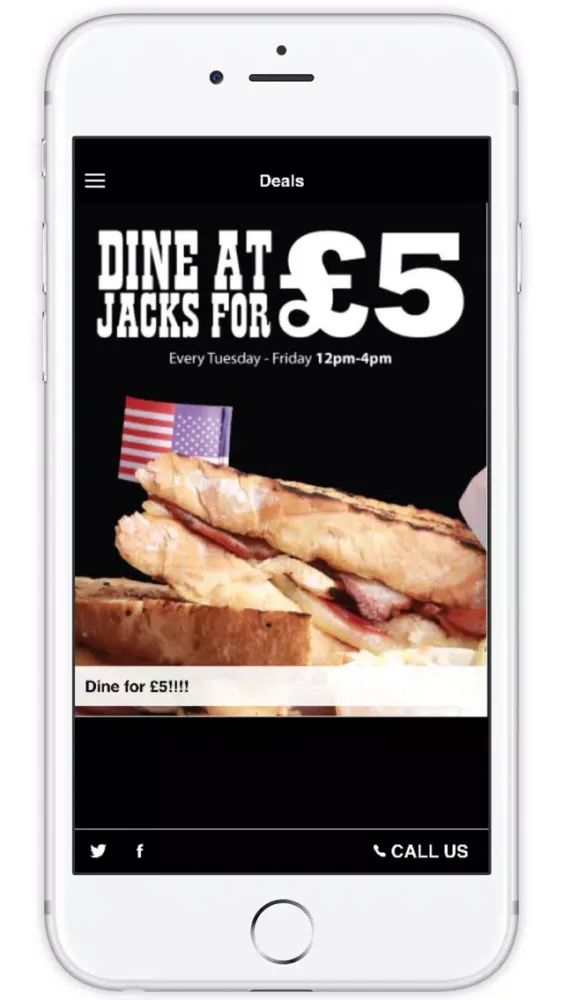 Tangkapan skrin Jacks American Bar & Grill