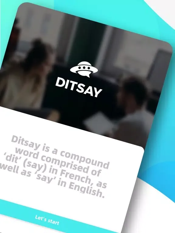 Ditsay - Language Community iPad  سکرین شاٹس