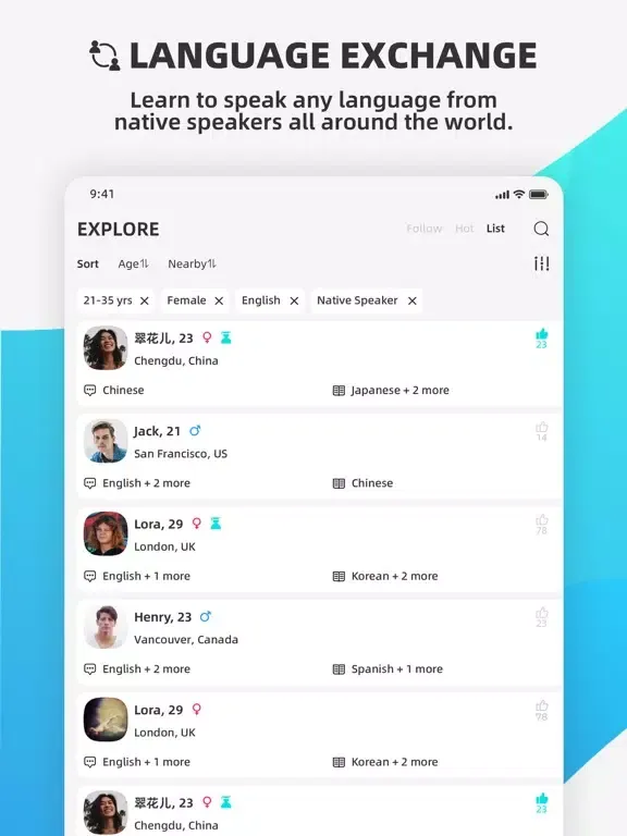 Ditsay - Language Community iPad  سکرین شاٹس