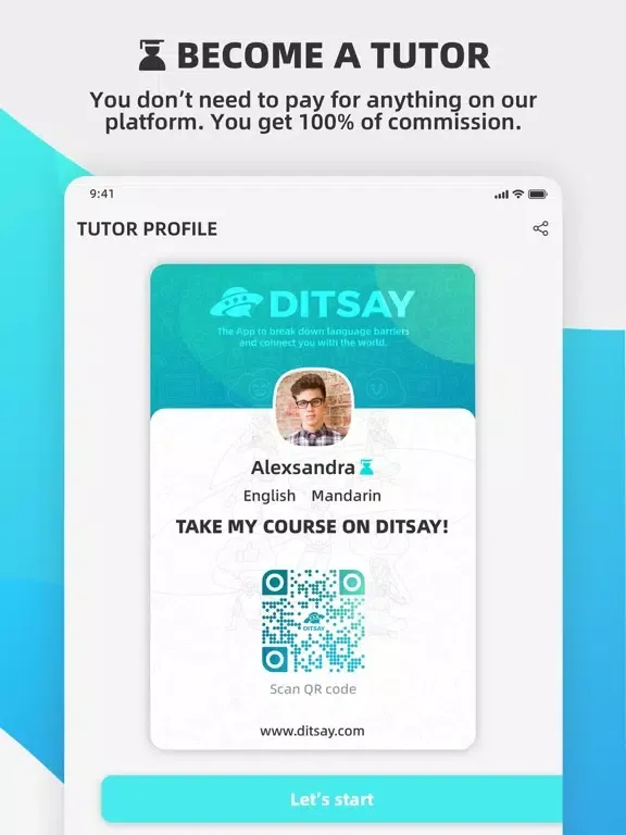 Ditsay - Language Community iPad  سکرین شاٹس
