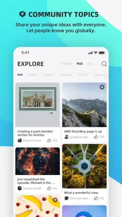 Ditsay - Language Community سکرین شاٹس