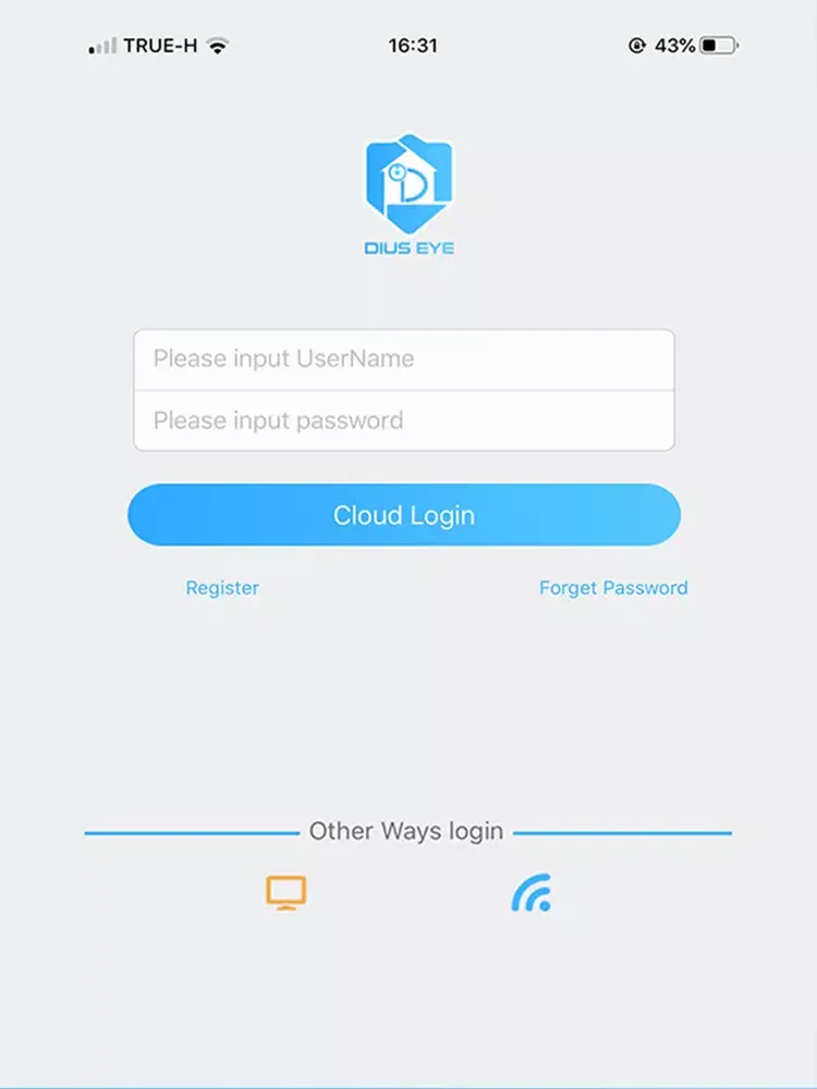Zrzuty ekranu DIUS EYE iPad 