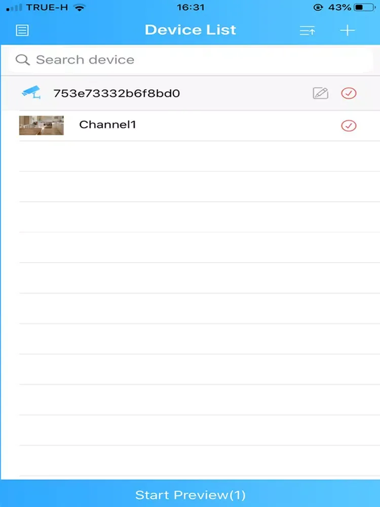 Zrzuty ekranu DIUS EYE iPad 