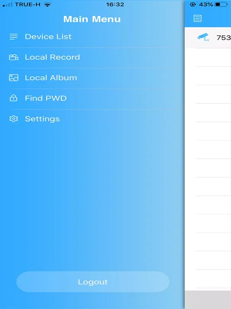 Zrzuty ekranu DIUS EYE iPad 