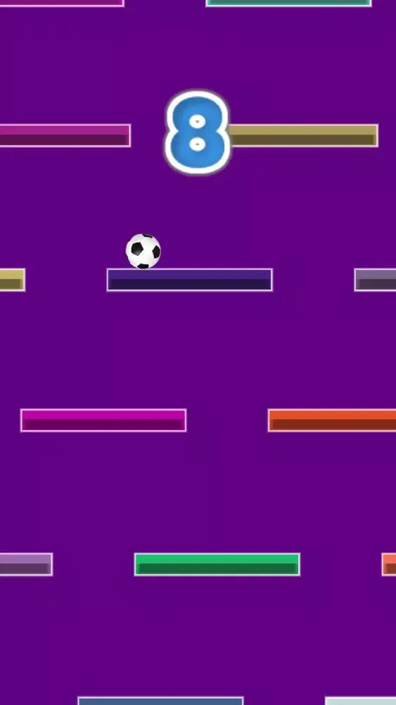 Ảnh chụp màn hình của Falling Ball Colorful