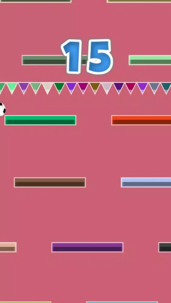 Ảnh chụp màn hình của Falling Ball Colorful