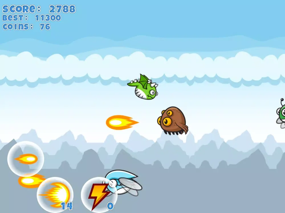 Flappy Clumsy Dragon iPad  স্ক্রিনশট
