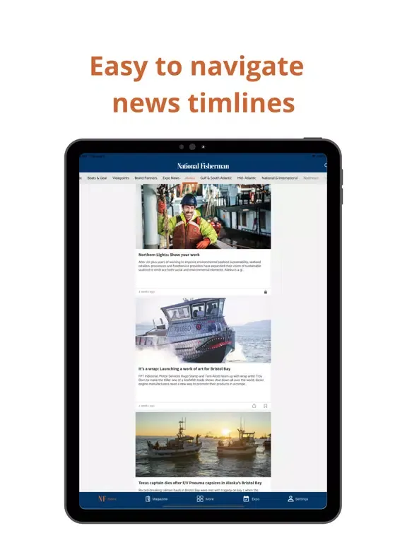 Скриншоты National Fisherman iPad