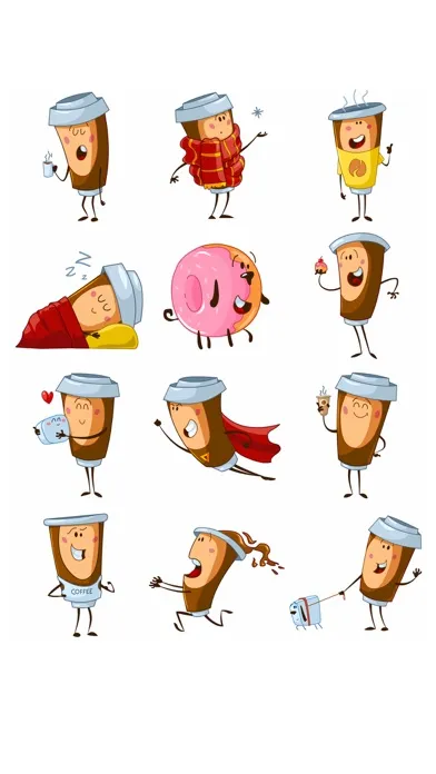 Hi Coffee! iMessage stickers for coffee lovers應用截圖