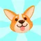 Happy Corgi Animated Stickers