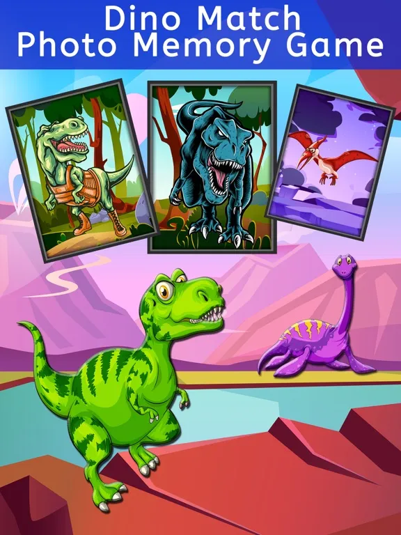 Dino Match: Photo Memory Game iPad  スクリーンショット