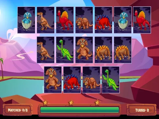 Dino Match: Photo Memory Game iPad  スクリーンショット