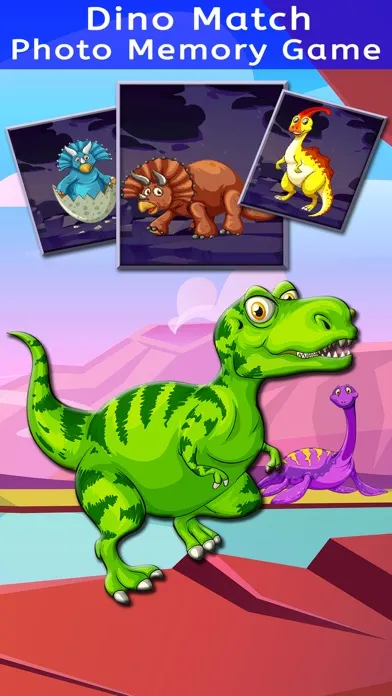 Dino Match: Photo Memory Game スクリーンショット