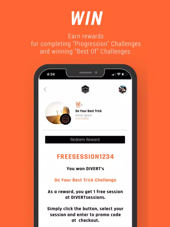 DIVERT Challenges App iPad  স্ক্রিনশট