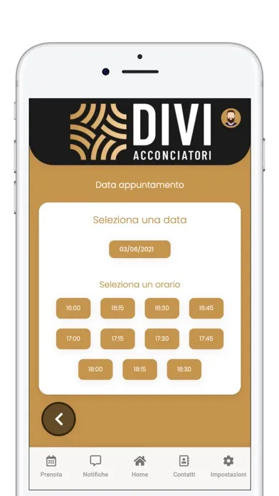 Captures d'écran de Divi Acconciatori