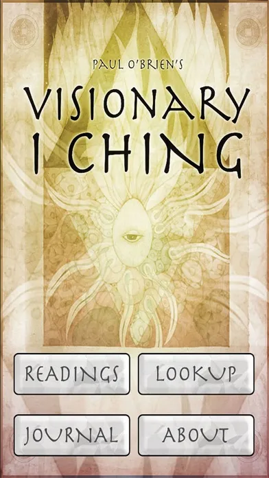 Tangkapan layar Visionary I Ching Oracle