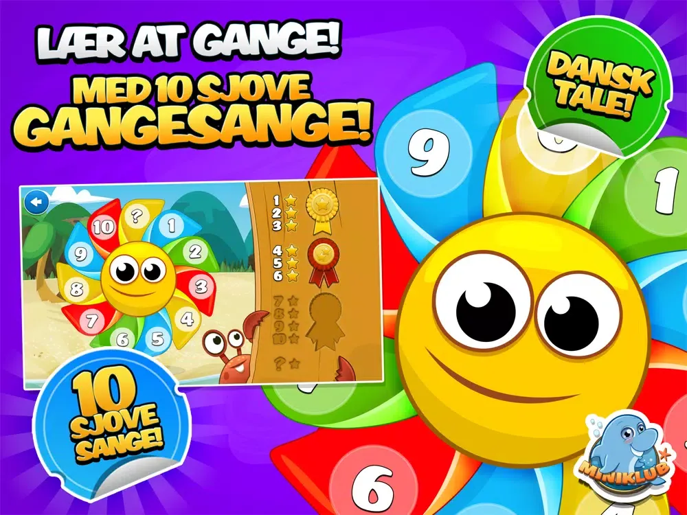 Ảnh chụp màn hình của Gangesange med Miniklub iPad 