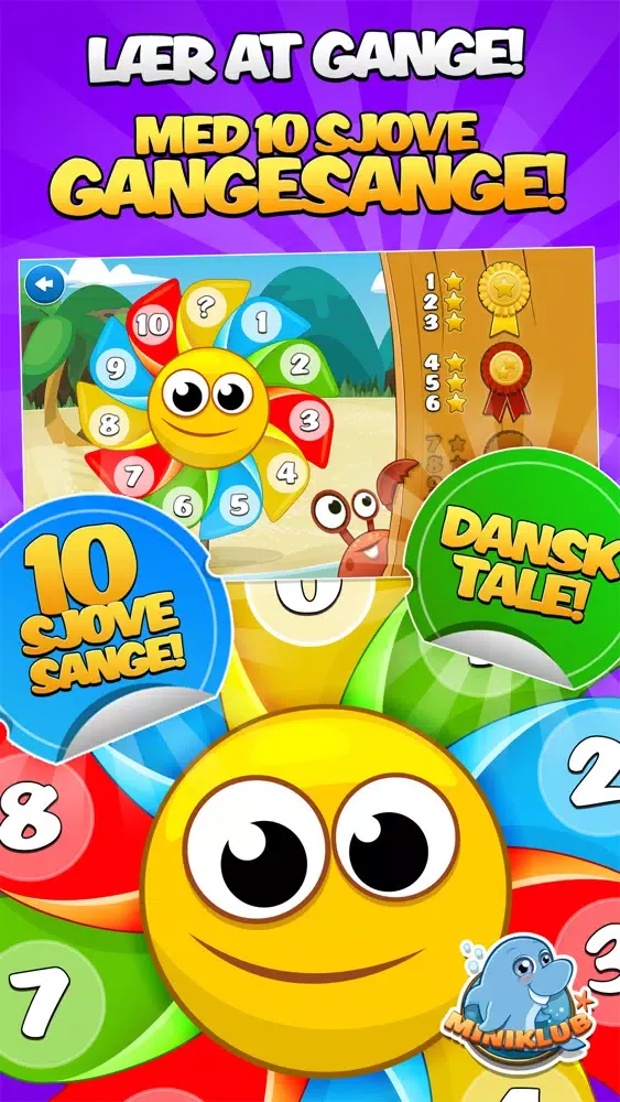 Ảnh chụp màn hình của Gangesange med Miniklub