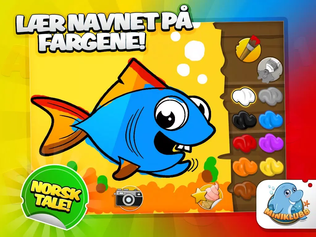 Скриншоты Lær fargene med Miniklubb iPad 