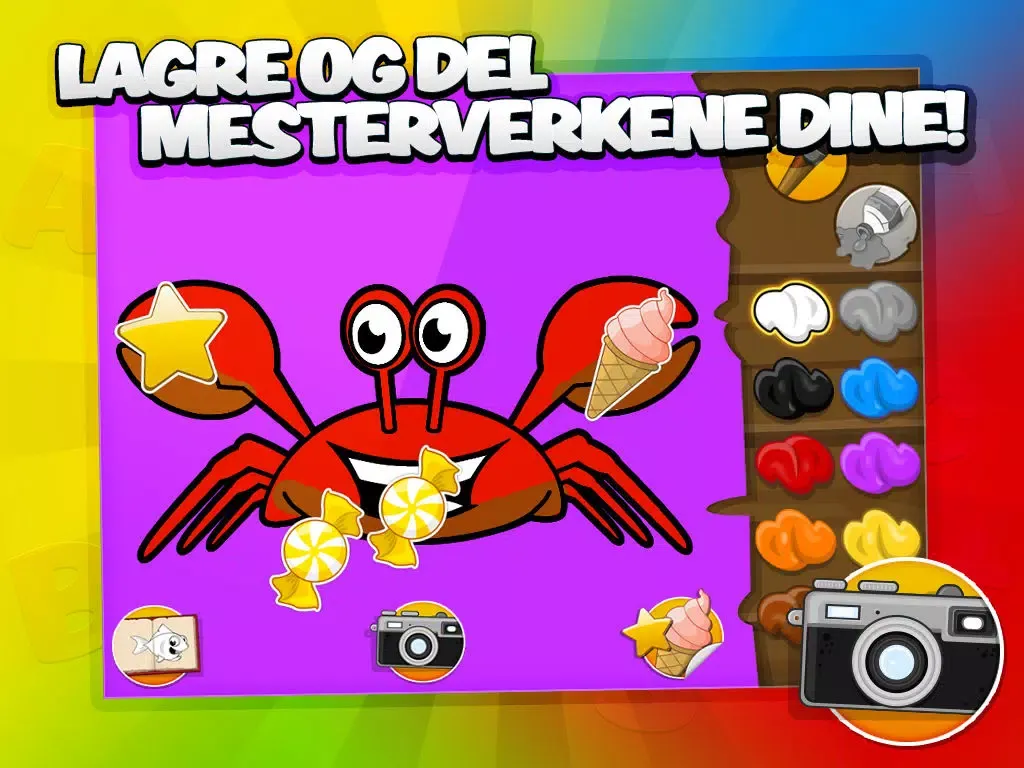 Скриншоты Lær fargene med Miniklubb iPad 