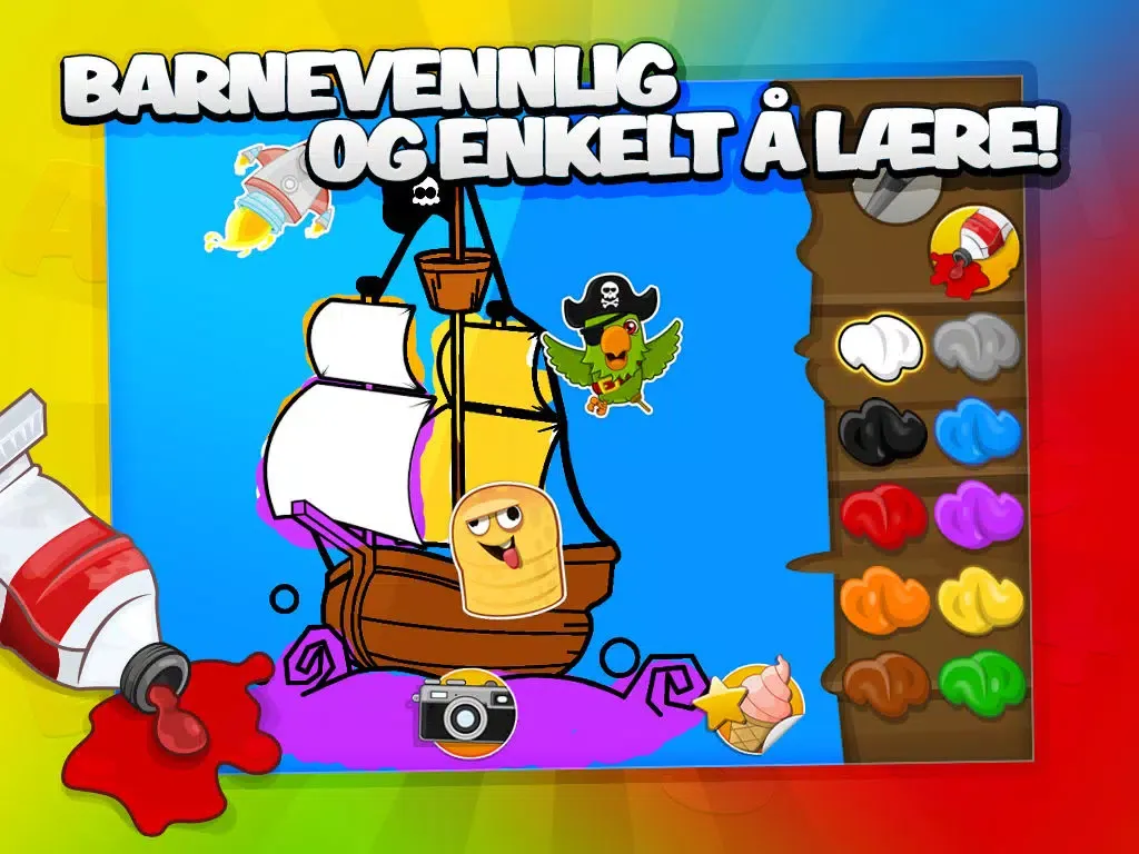 Скриншоты Lær fargene med Miniklubb iPad 