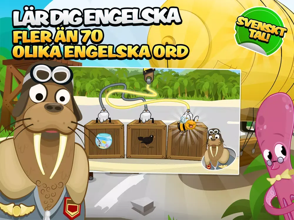 Lär dig engelska med Miniklubb iPad  스크린샷