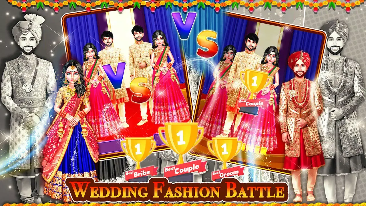 Ảnh chụp màn hình của North Indian Wedding Girl Game