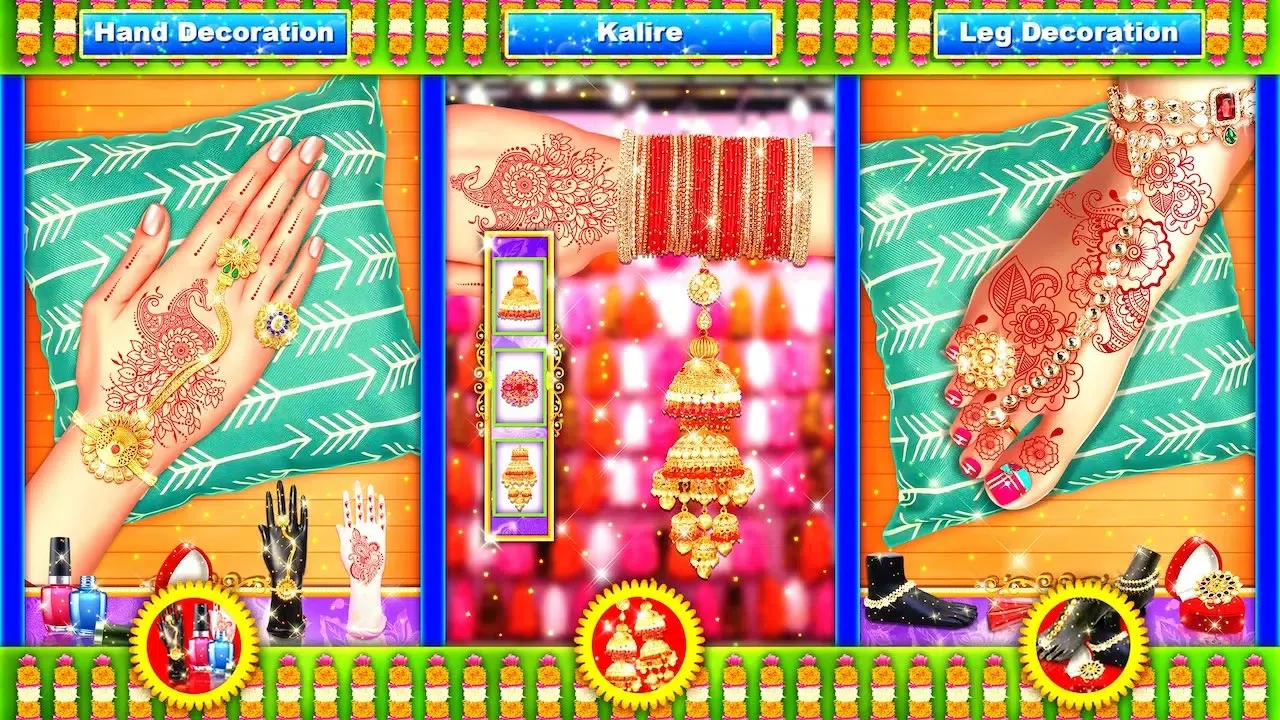 Ảnh chụp màn hình của North Indian Wedding Girl Game