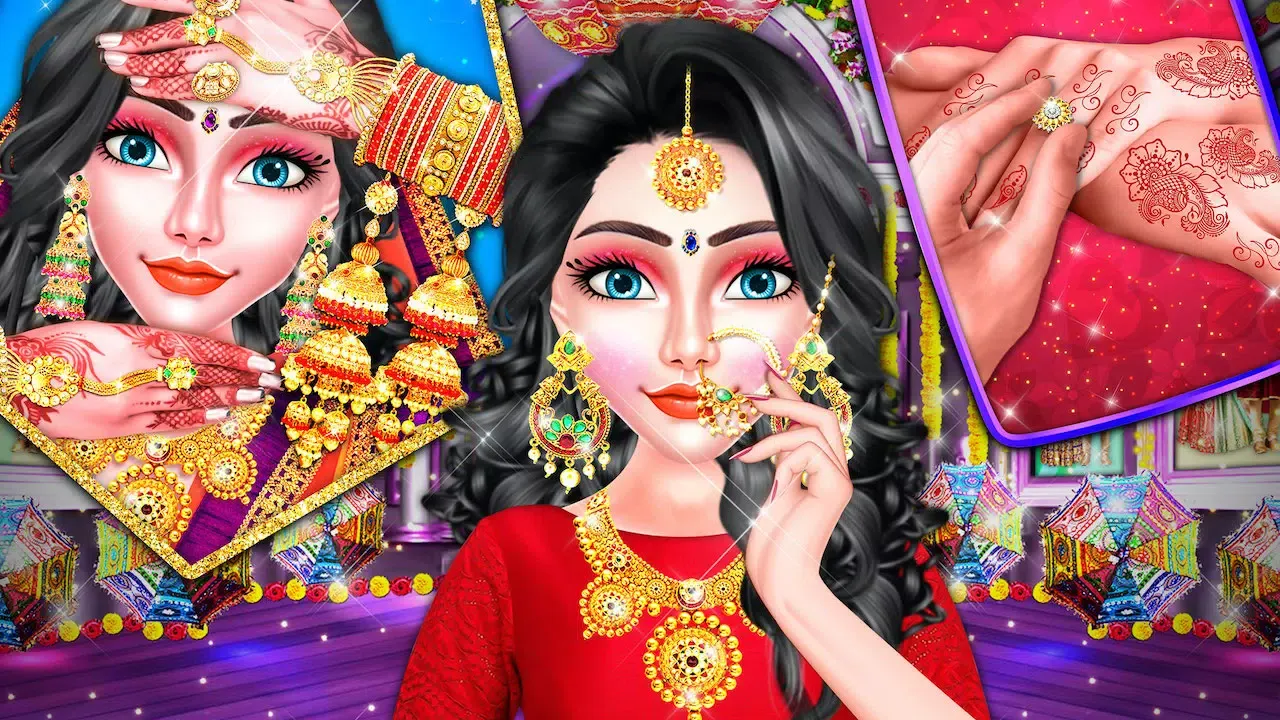 Ảnh chụp màn hình của North Indian Wedding Girl Game