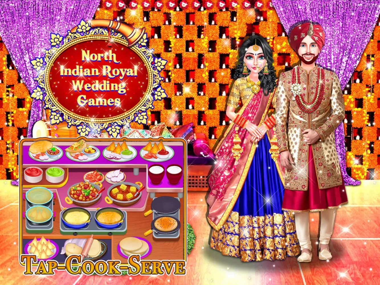 Ảnh chụp màn hình của North Indian Wedding Girl Game