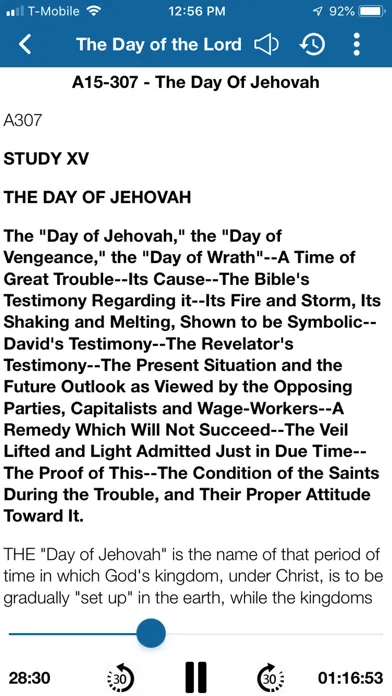 Capturas de pantalla de Bible Study by Topics, Audio
