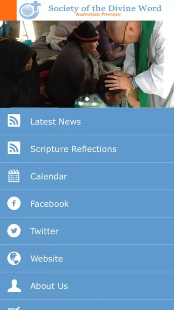 Tangkapan skrin Divine Word Missionaries AUS