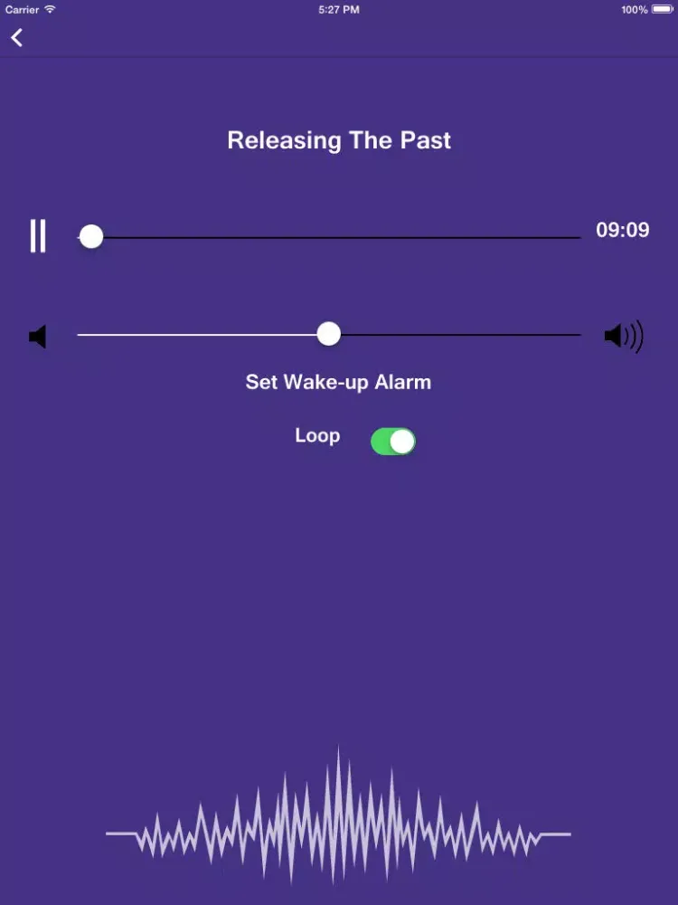 Capturas de tela do Releasing the Past - Subliminal Affirmation Video App by Ali Calderwood and Anima iPad 